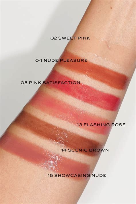 ysl glaze and gloss swatches|YSL candy glaze lip gloss.